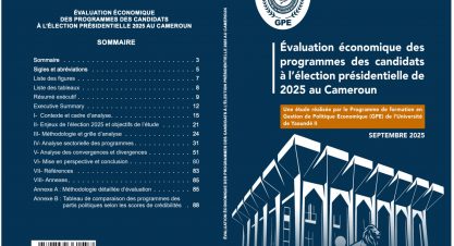 Élections Présidentielles de 2025 au Cameroun : 12 candidats, 12 visions économiques Le regard critique du GPE-Cameroun
